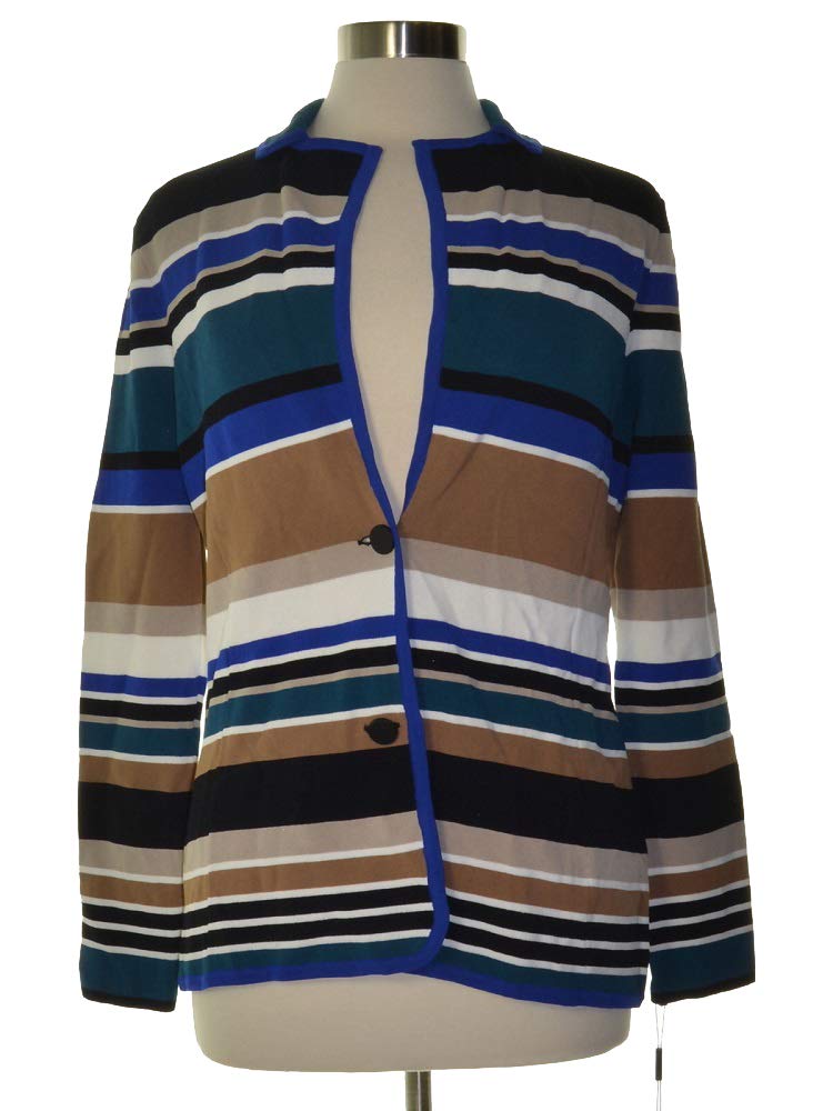 Calvin Klein Knit Striped Cardigan Jacket