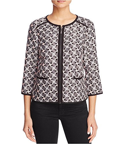Finity Womens Jacquard Pattern Jacket
