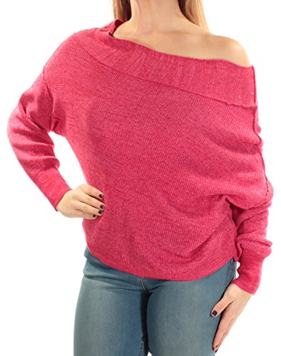 Free People Womens Alana Linen Heathered Sweater