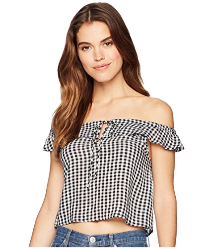 Juniors' Off-The-Shoulder Crop Top