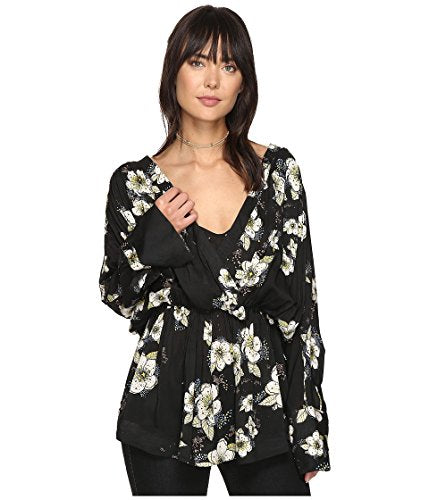 Free People Womens Tuscan Dreams Printed Tunic
