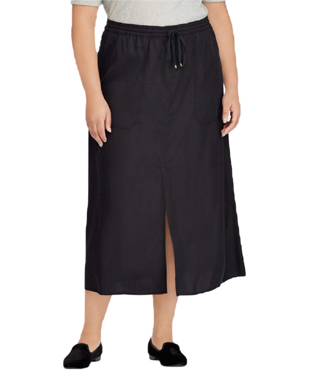 Ralph Lauren Lauren Plus Size Twill Maxiskirt