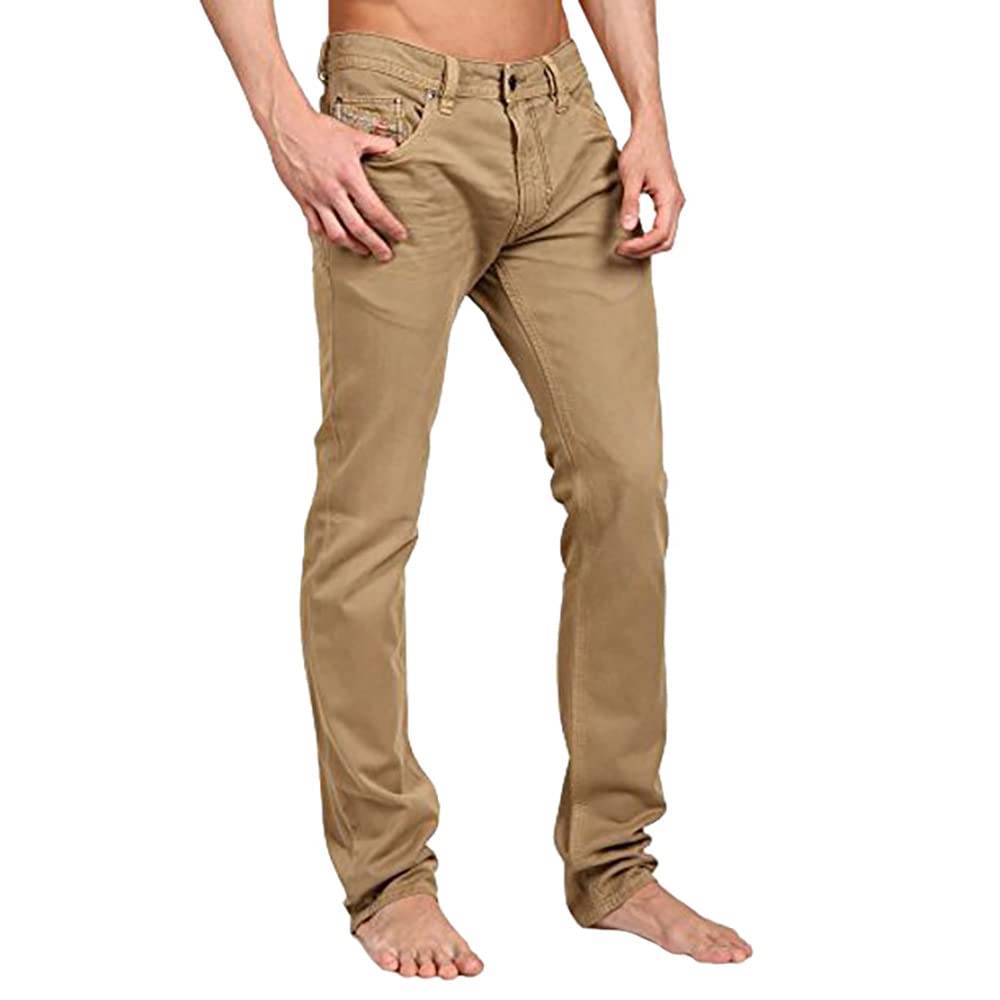 Diesel Men's Thavar 0810W Skinny Jeans Green