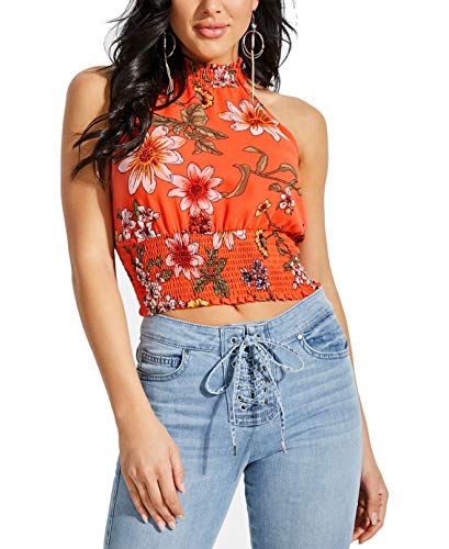 Jadie Smocked Crop Top