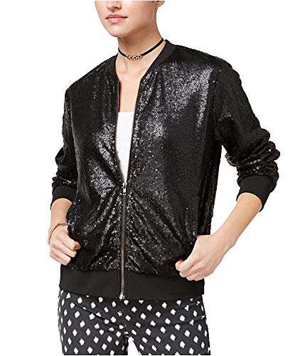 Juniors' Sequinned Bomber Jacket