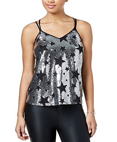 Juniors' Sequined Star Tank Top