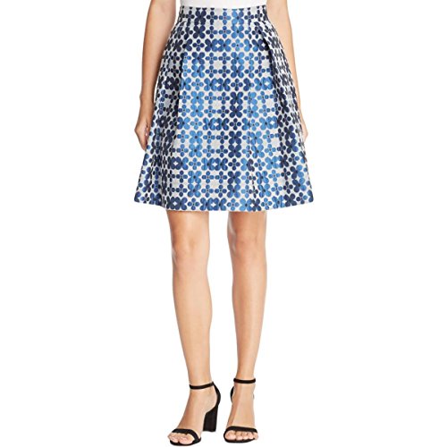 Finity Floral Jacquard A-Line Skirt
