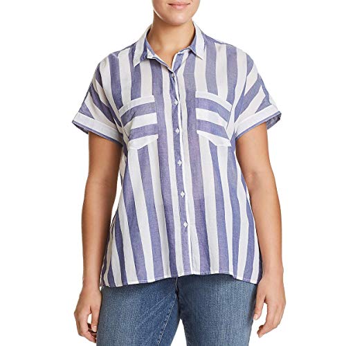 Trendy Plus Size Tie-Back Shirt