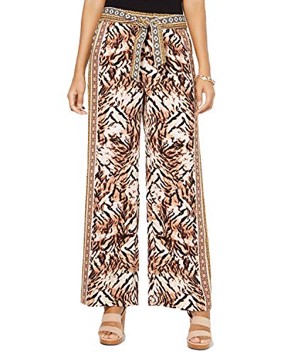 INC Printed Wide-Leg Pants