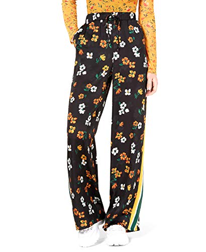 Printed Varsity-Stripe Pants