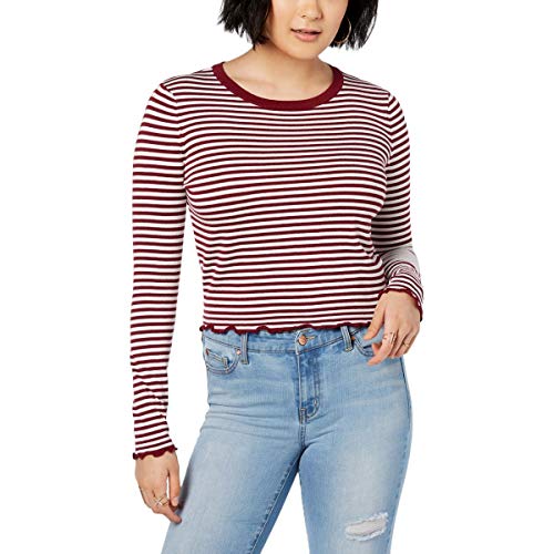 Ultra Flirt By Ikeddi Juniors Lettuce Edge Pullover