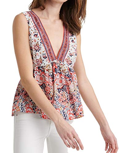 Embellished Sleeveless Romantic Top