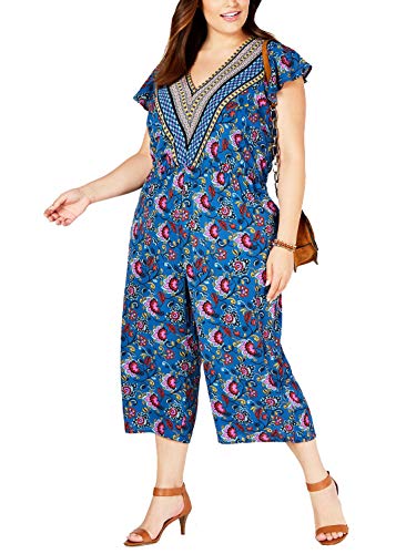 Trendy Plus Size Cropped Jumpsuit