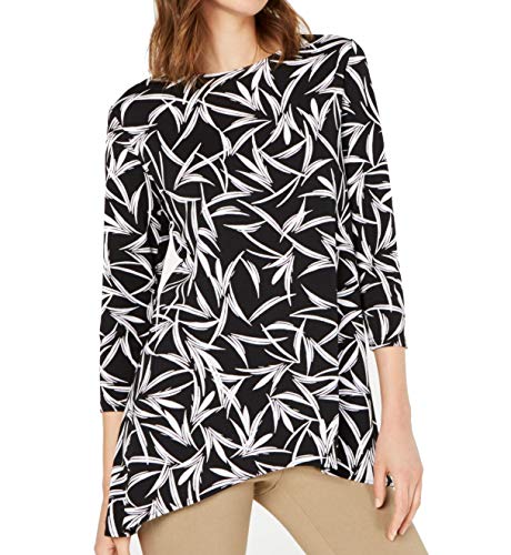 Printed Handkerchief-Hem Swing Top