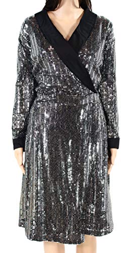 I.N.C. Plus Size Mirror-Ball Blazer Mini Dress
