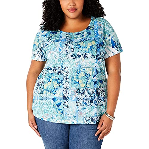 Plus Size Floral-Print Top