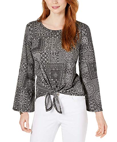 Petite Tie-Front Top