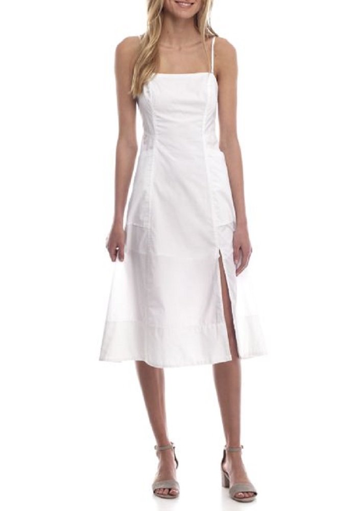 Free People Womens Sunshine Of Love Ruched Sleeveless Casual Dress