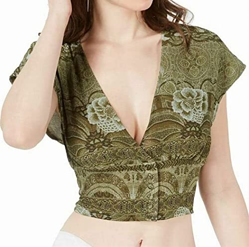 Garcelle Printed Crop Top