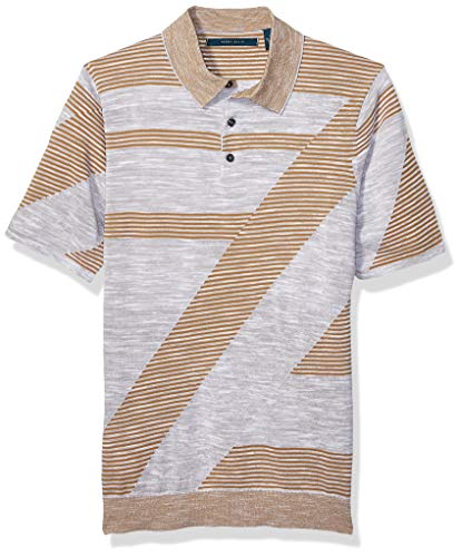 Men's Geo Stripe Polo