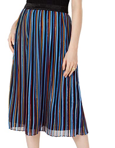 INC Pleated Rainbow Shine Skirt