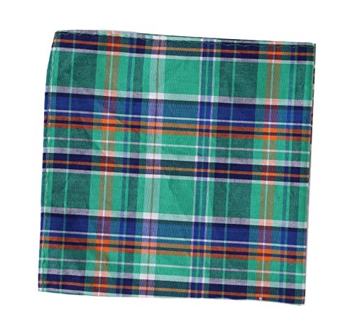 Original Penguin Men's Blue 'Solid' 100% Cotton Pocket Square