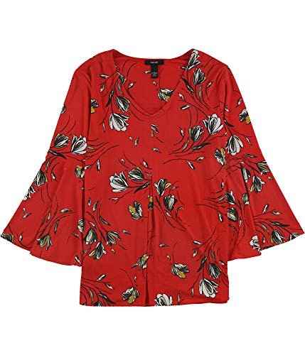 Printed Pleated Top