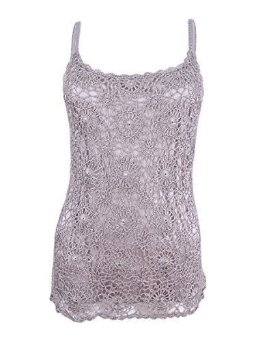 INC Womens Crochet Lined Tank Top