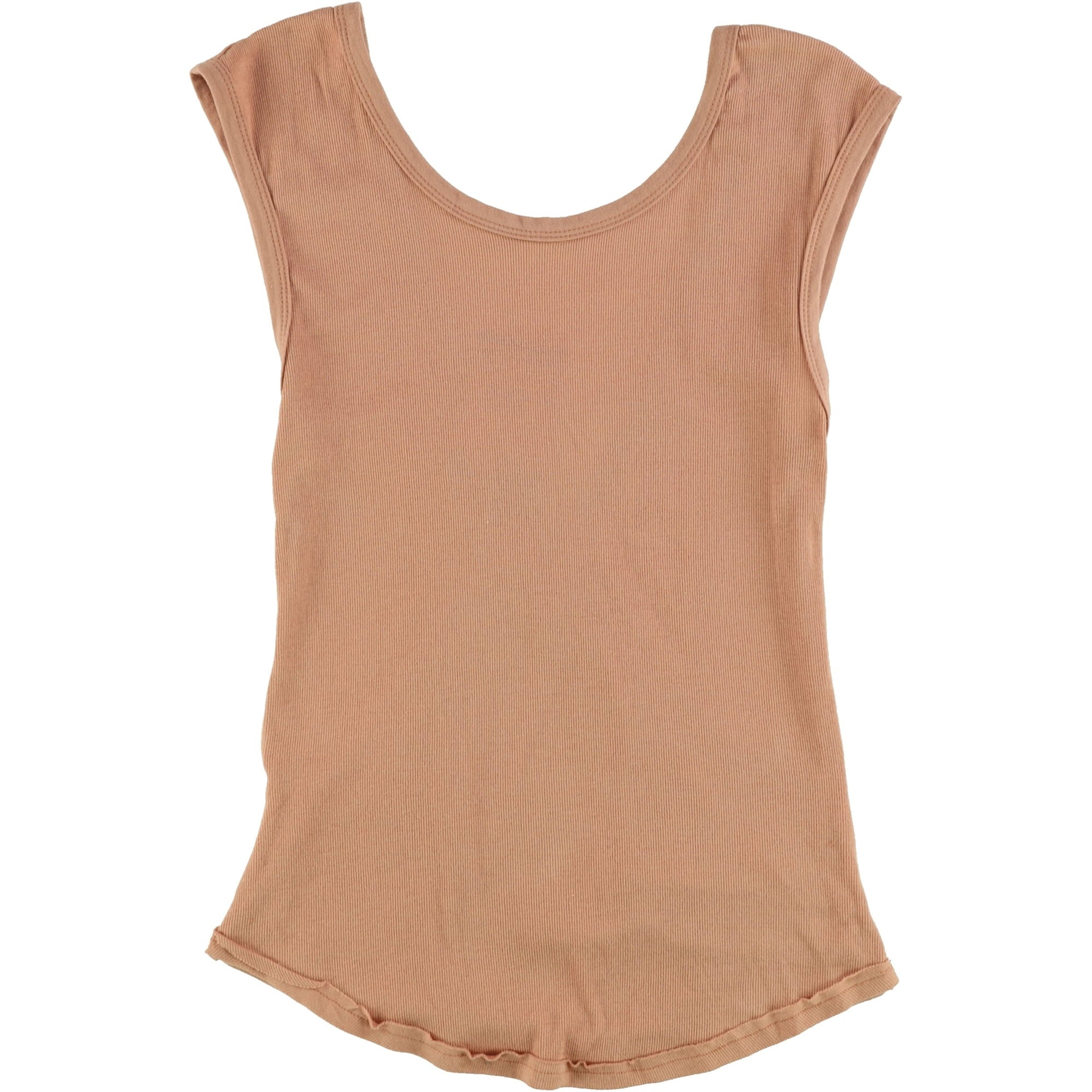 Free People Women's Cropped Surplice-Back T-Shirt (Rose, Large)