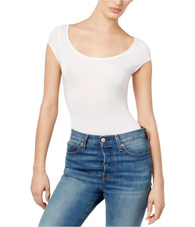 Intimately Free People Womens All About The Back Lace Up Bodysuit White XS