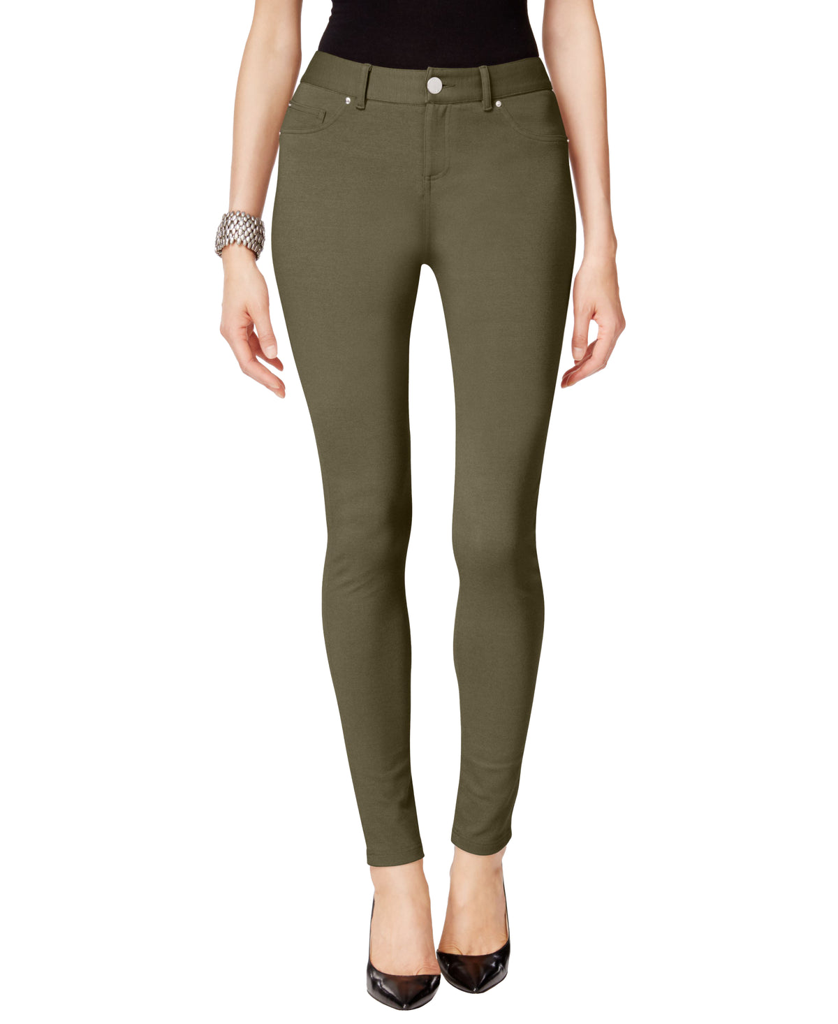 Curvy Ponte Skinny Pants