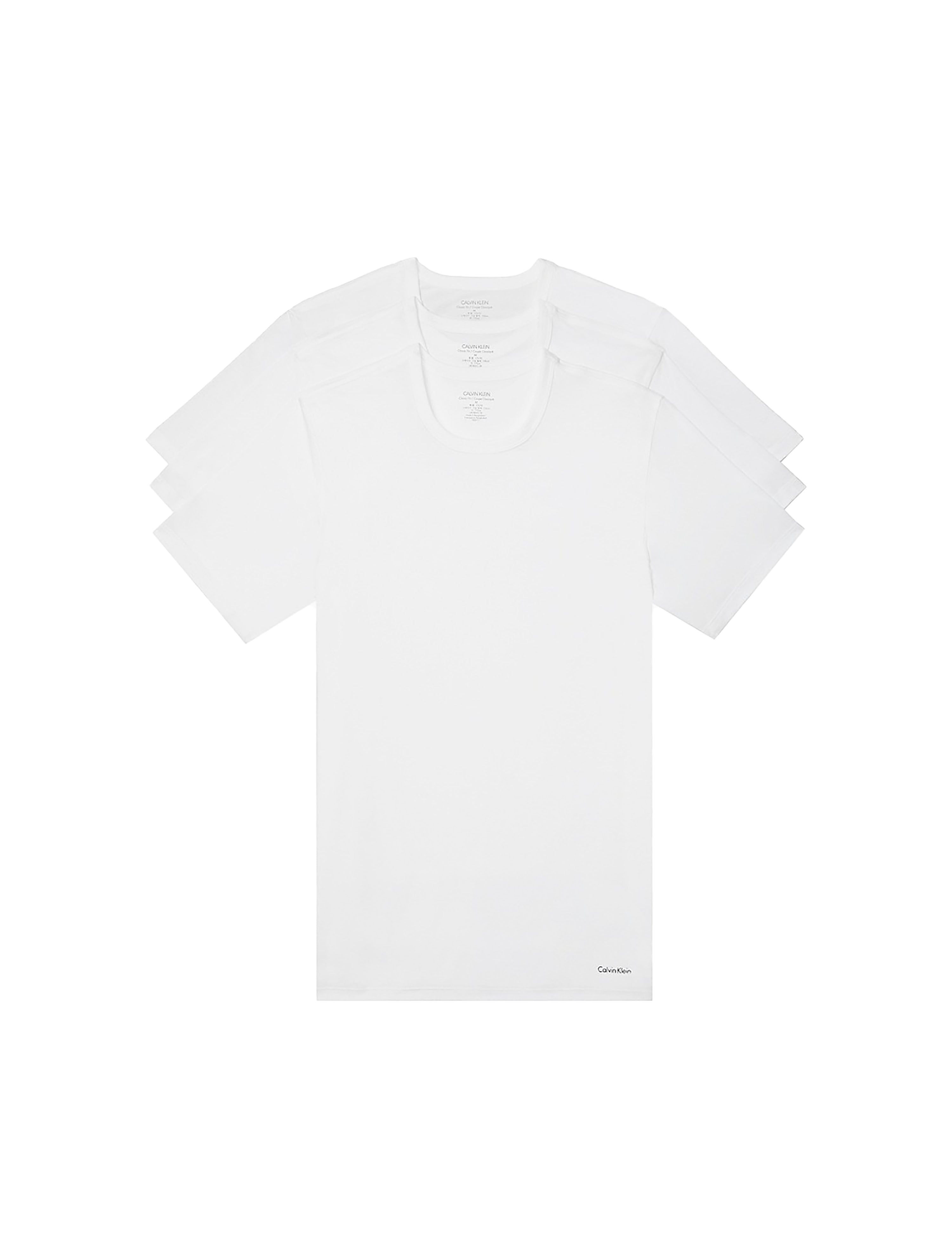 Men's 3-Pack Cotton Classics Crewneck Slim-Fit T-Shirts