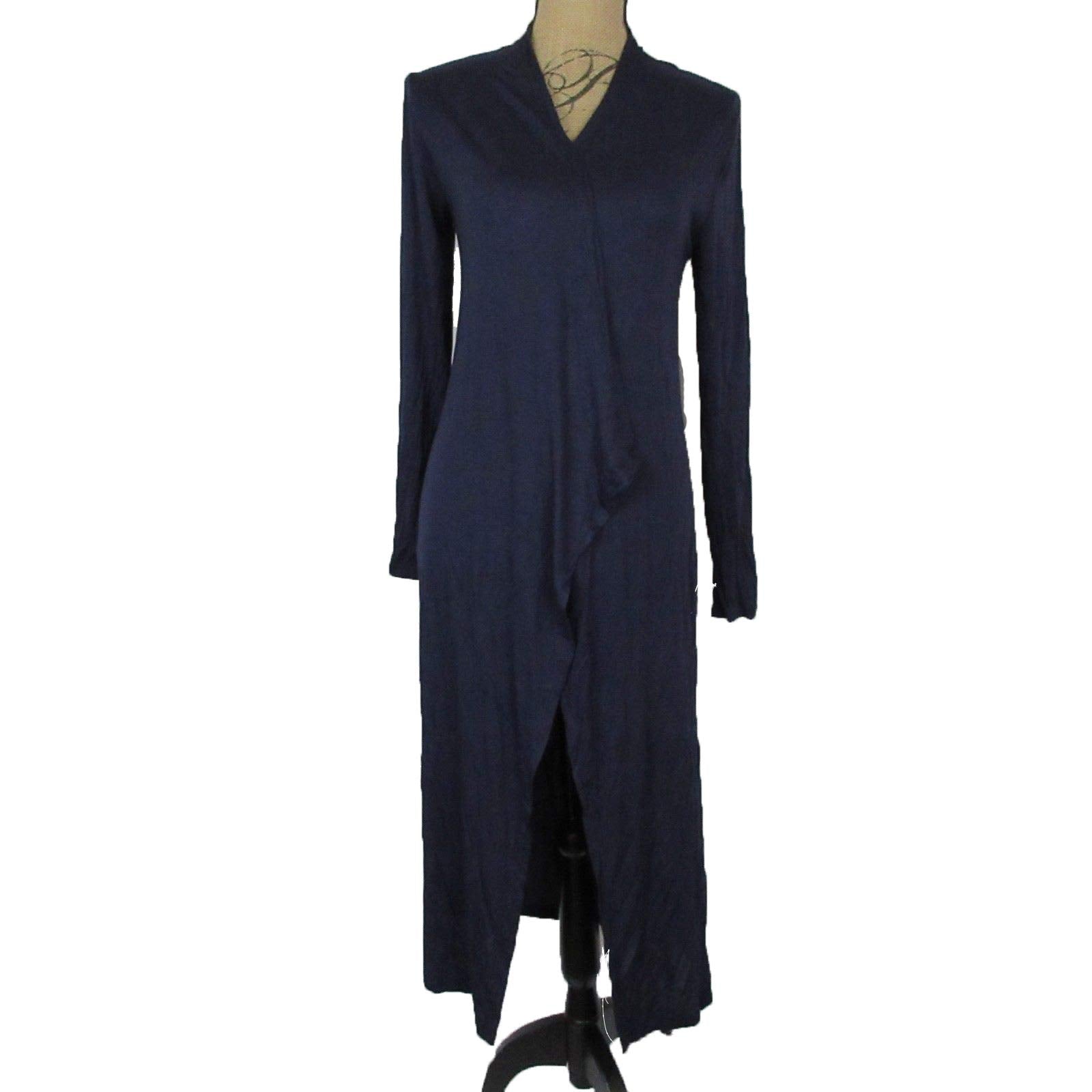 Aveto Womens Long Sleeve Shawl Duster Cardigan Open Front Sweater