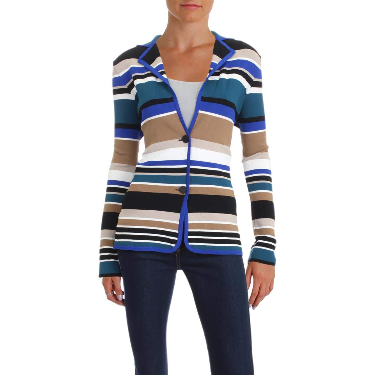 Calvin Klein Knit Striped Cardigan Jacket