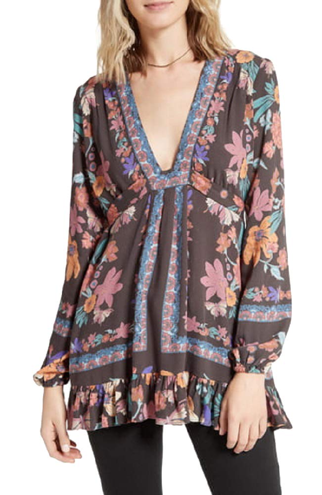 Free People Violet Hill Printed Tunic