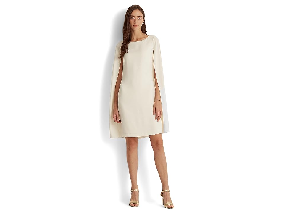 Women's Georgette Cape Dress