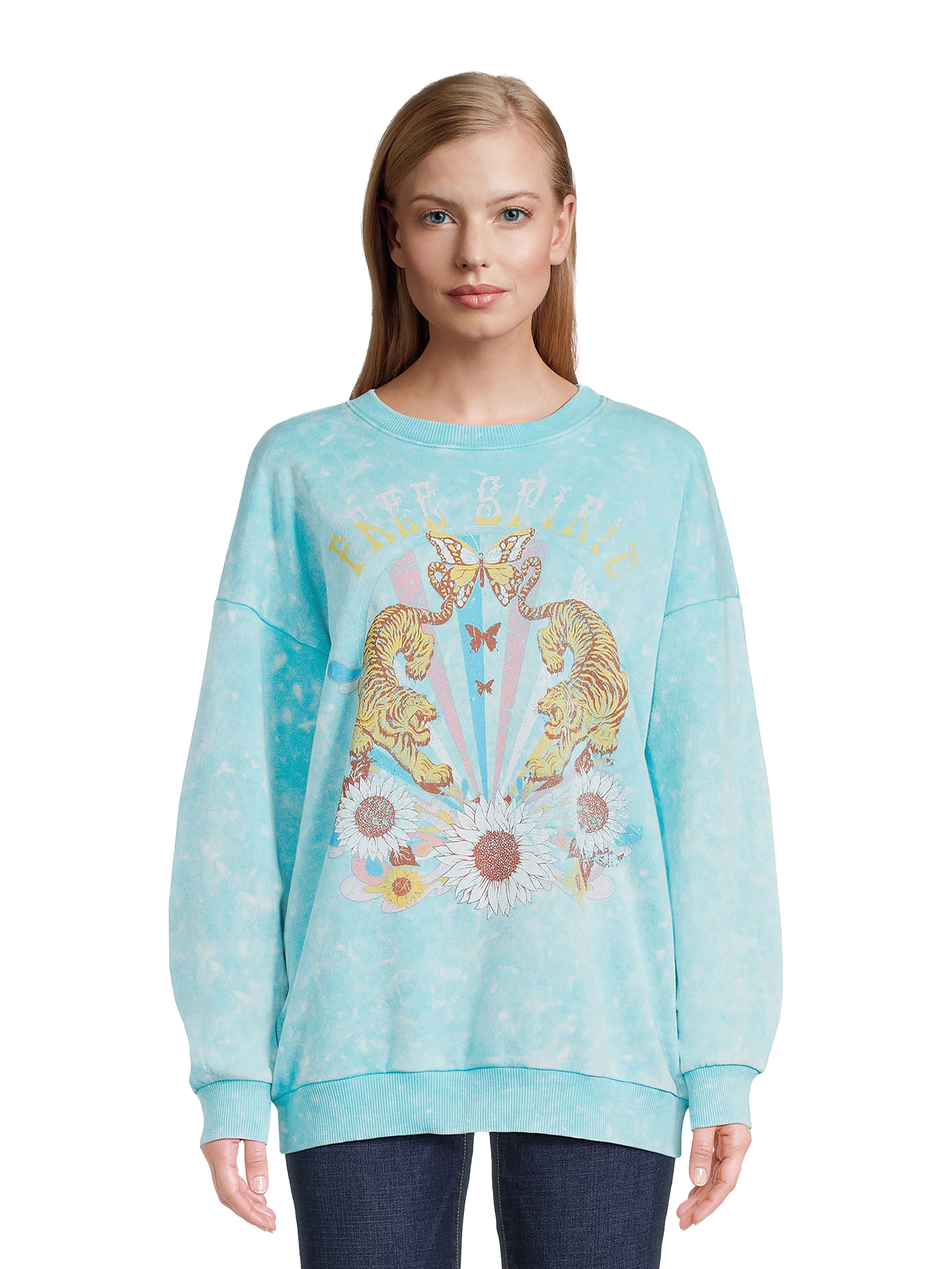 Self Esteem Juniors Mineral Wash Graphic Sweatshirt Mineral Wash S