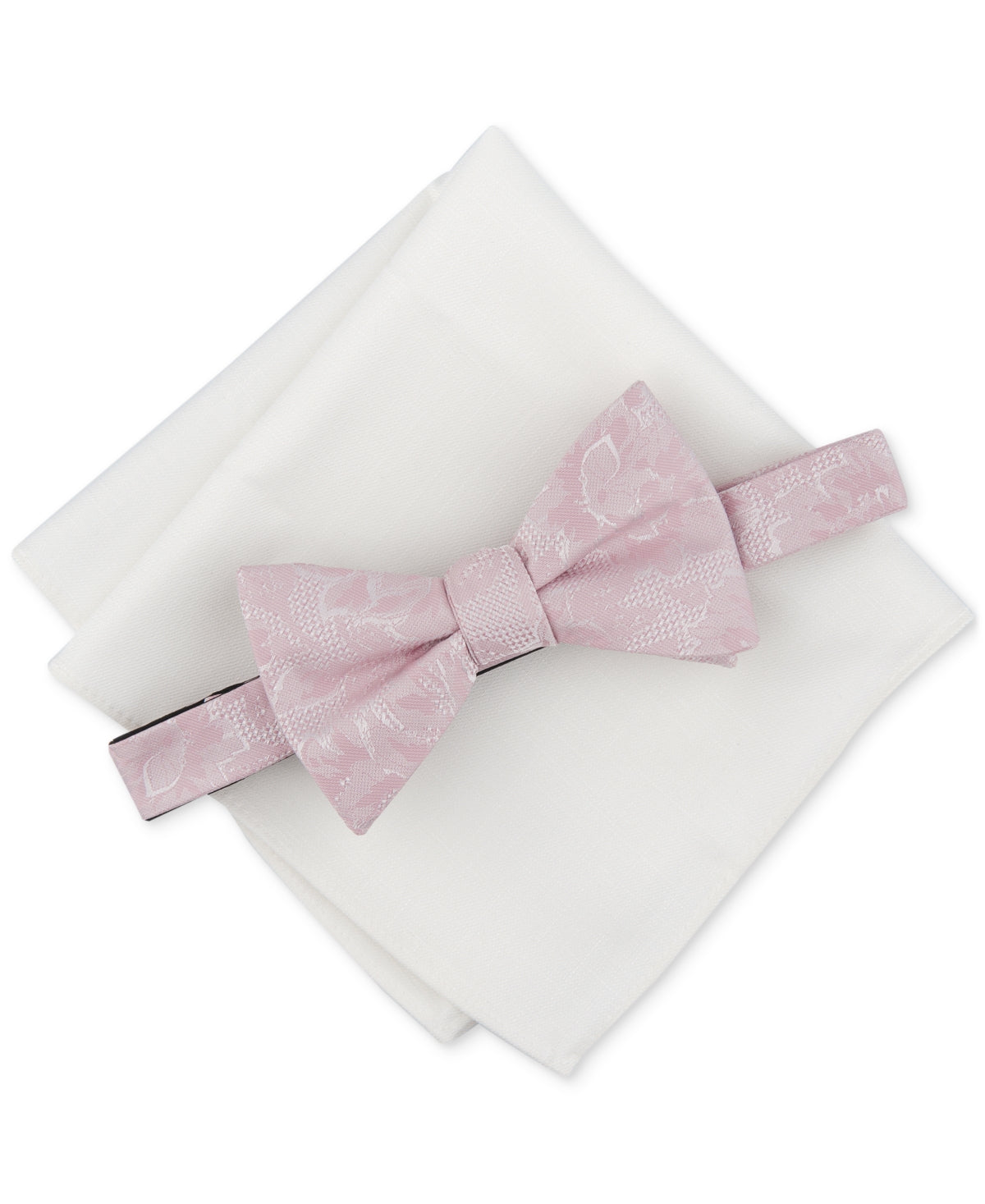 Men's Haida Floral Bow Tie & Pocket Square Set