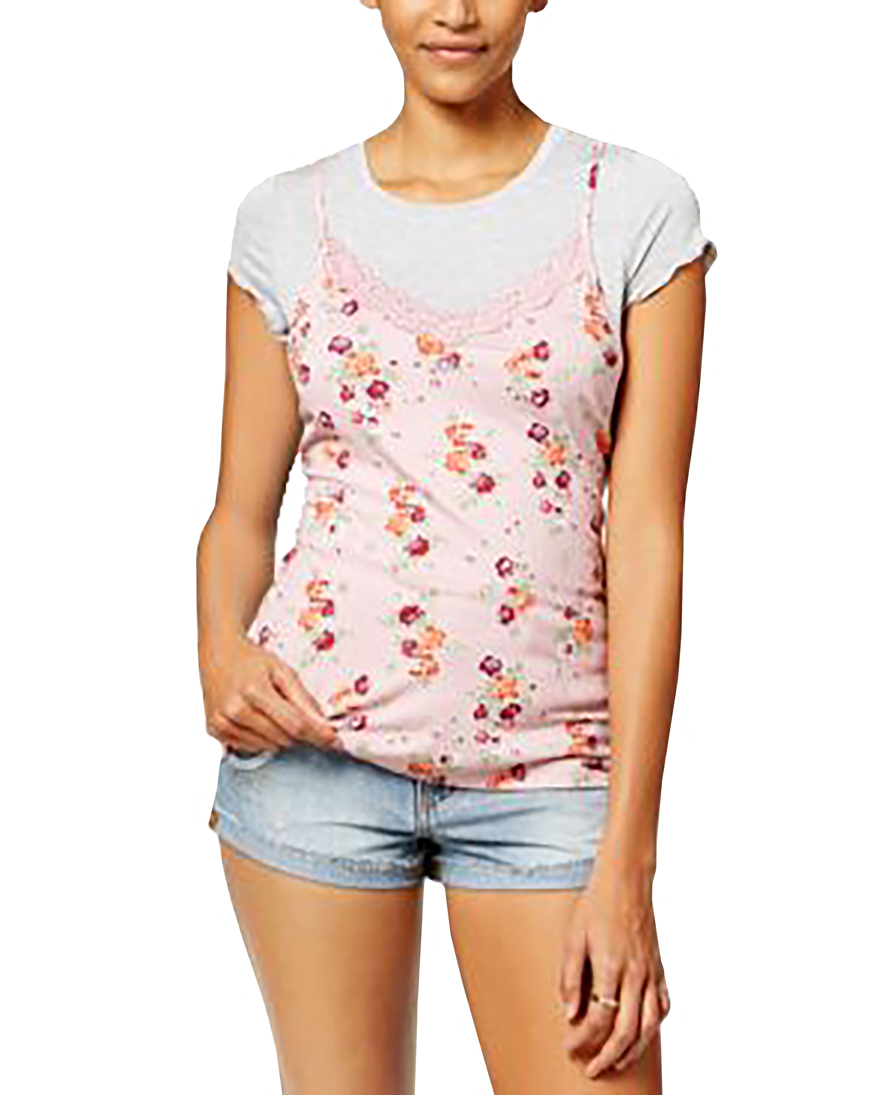 Ultra Flirt Juniors' Layered-Look T-Shirt