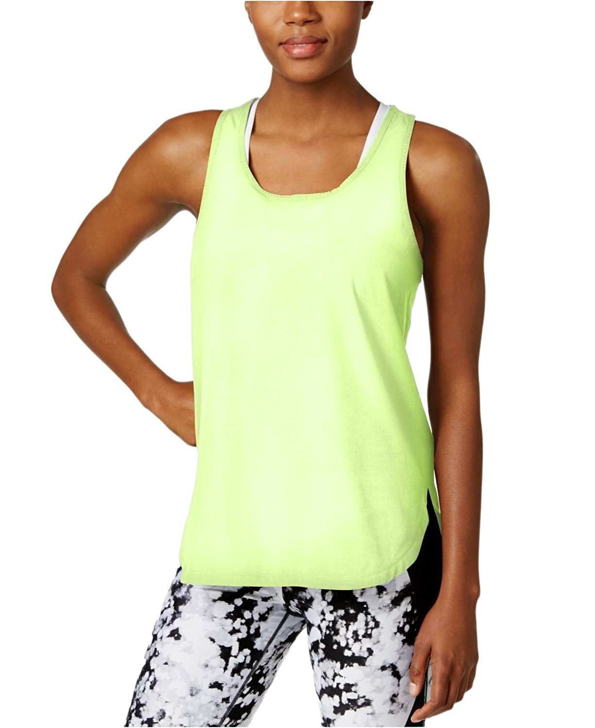 Calvin Klein Performance High-Low Hem Tank Top