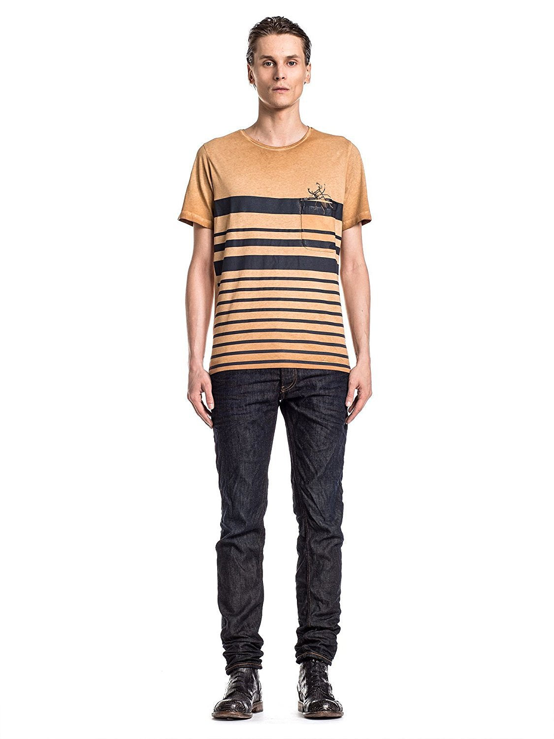 Diesel Men's Tennesi-115 T-Shirt Khaki