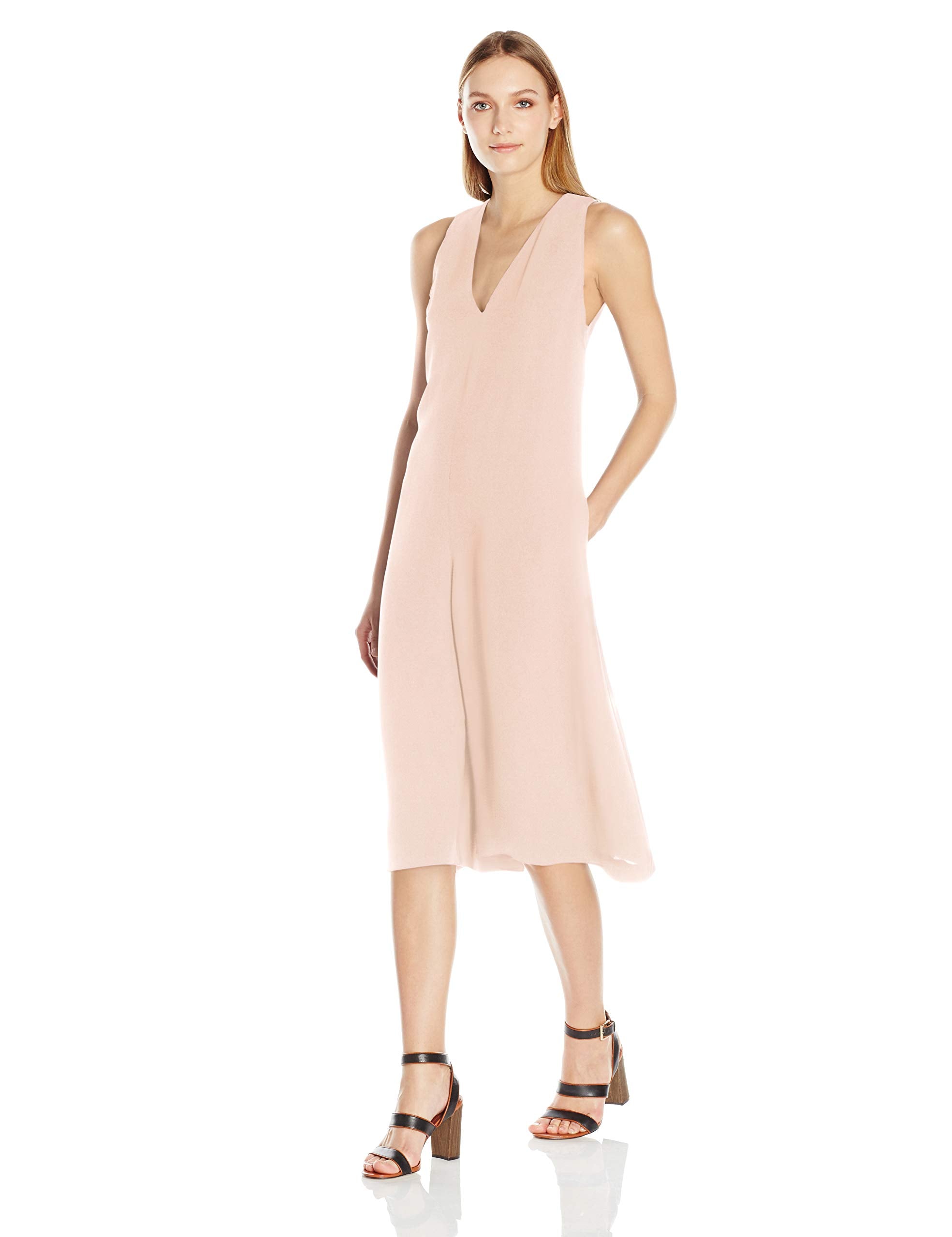 French Connection Womens Essien Crepe Jumpsuit
