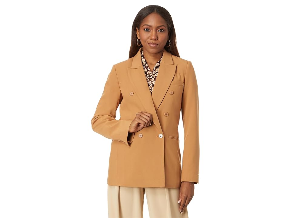 Women's Peak-Lapel Double-Breasted Jacket