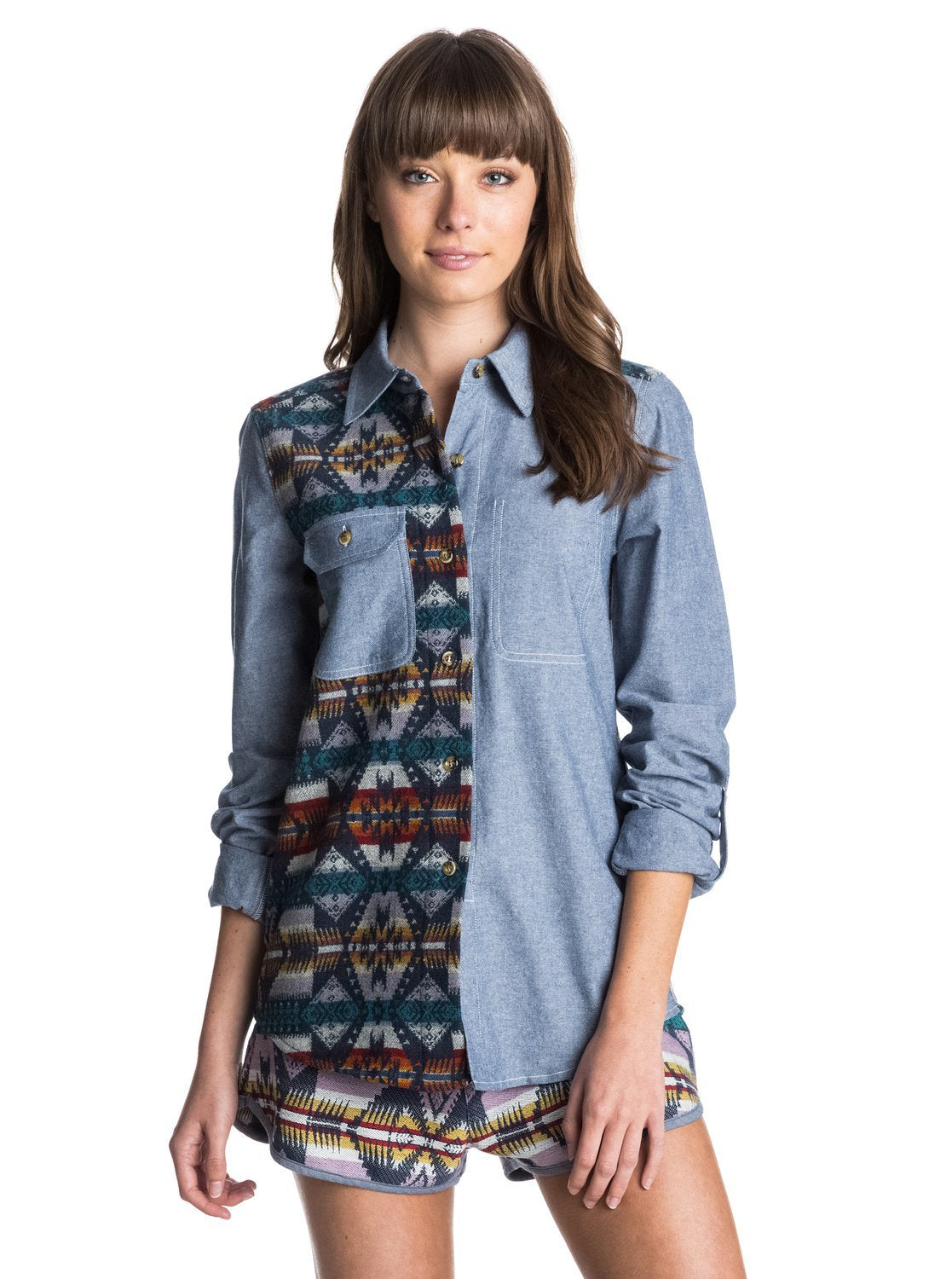 Two Timer Button Up Long-Sleeve Shirt