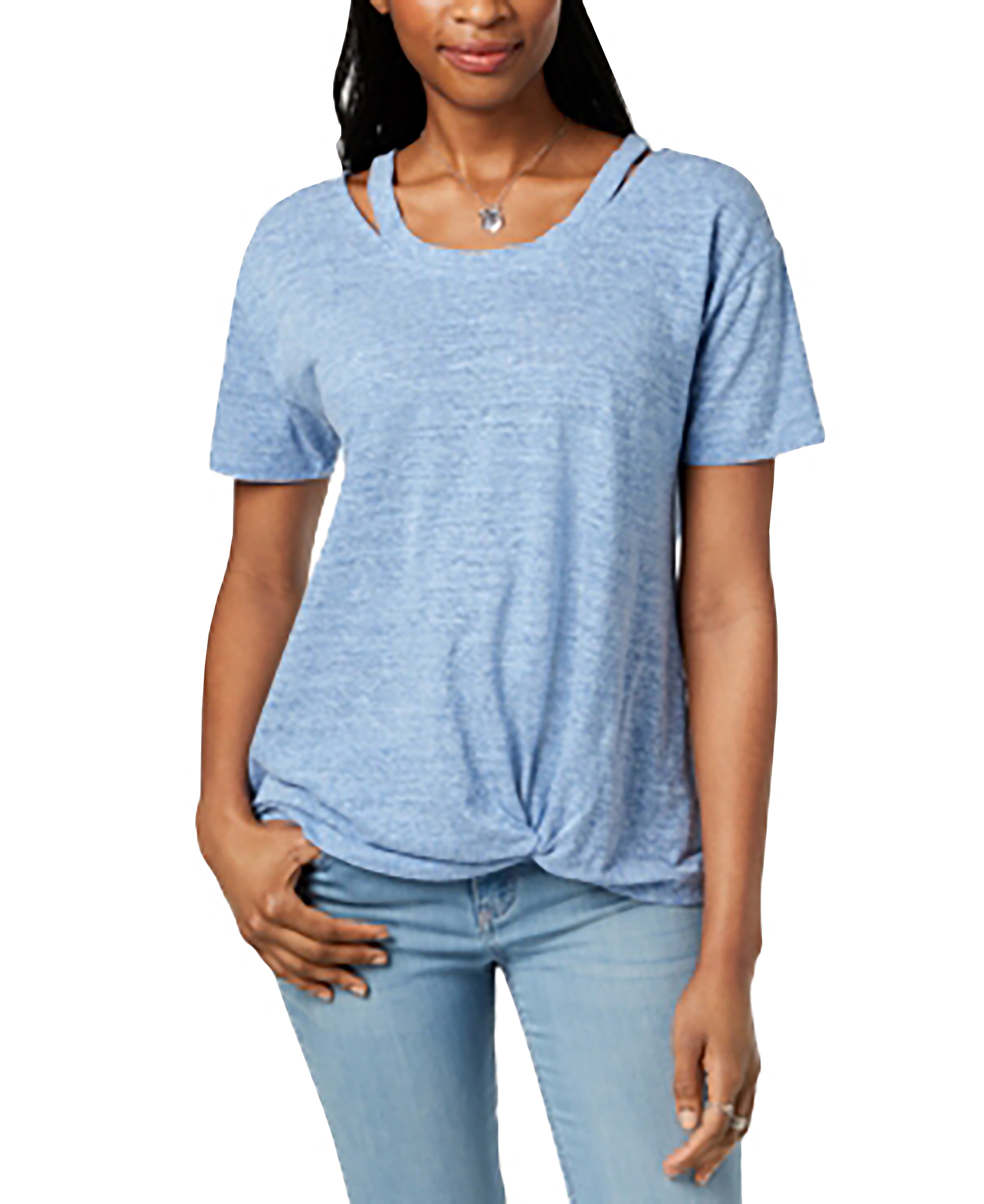 Cutout High-Low T-Shirt