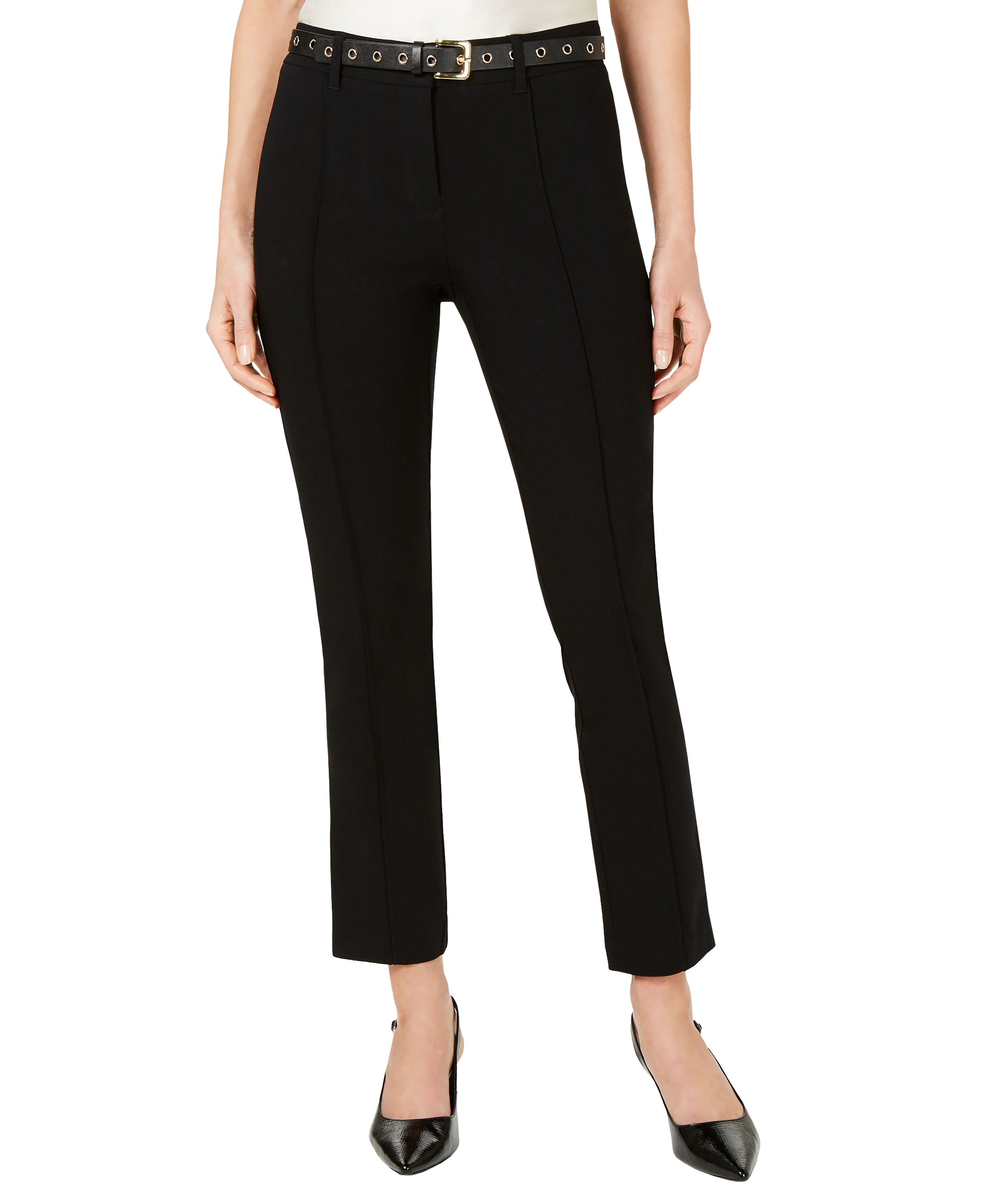 Belted Seam Pants