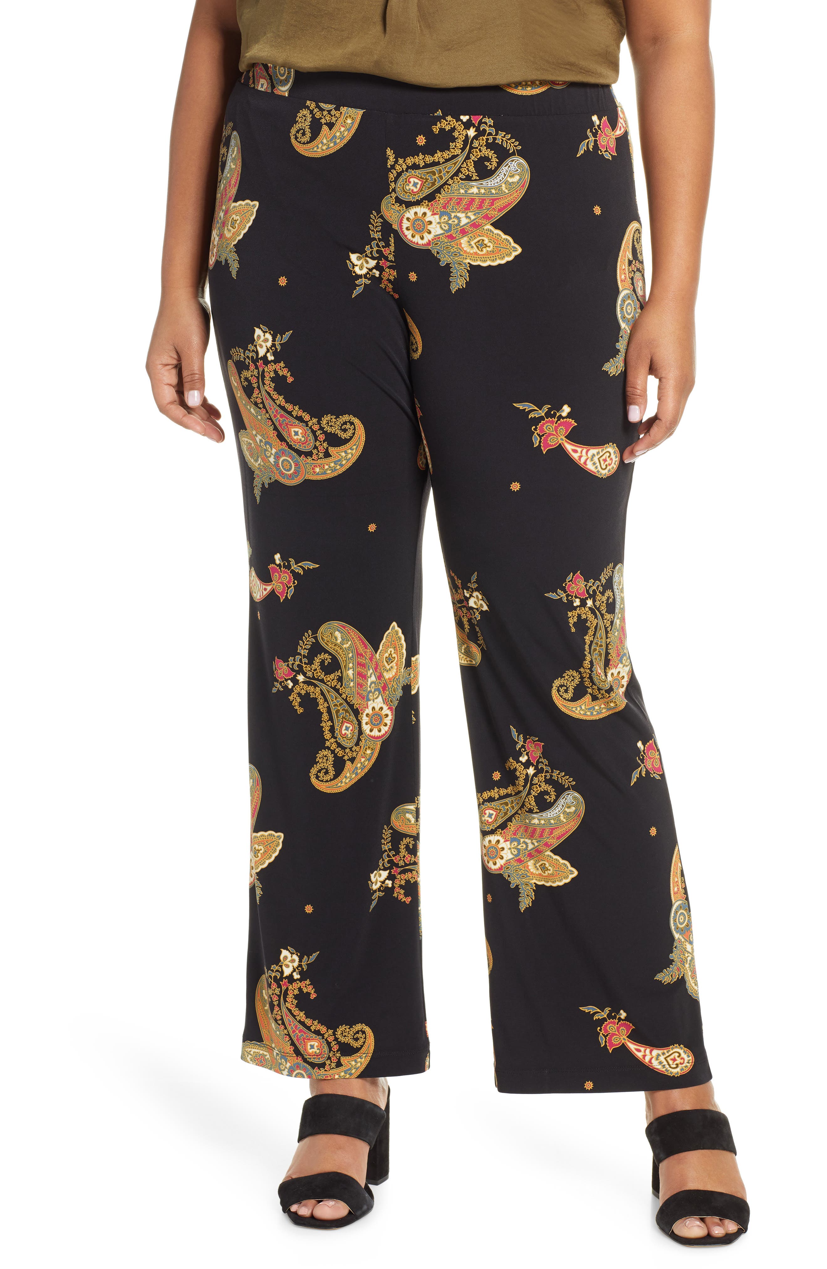 Vince Camuto Paisley Spice Knit Pants