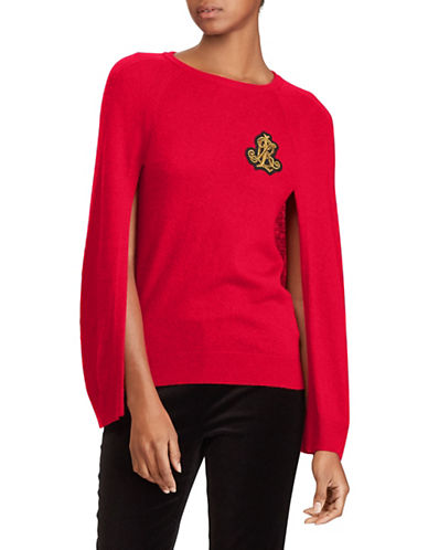 Lauren Ralph Lauren Embroidered Cape Sweater