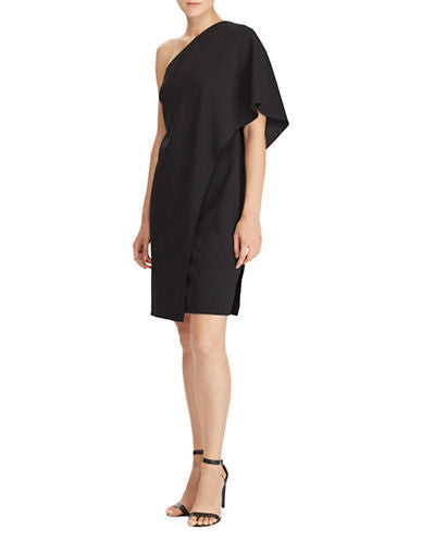 Lauren Ralph Lauren Womens One Shoulder Party Cocktail Dress