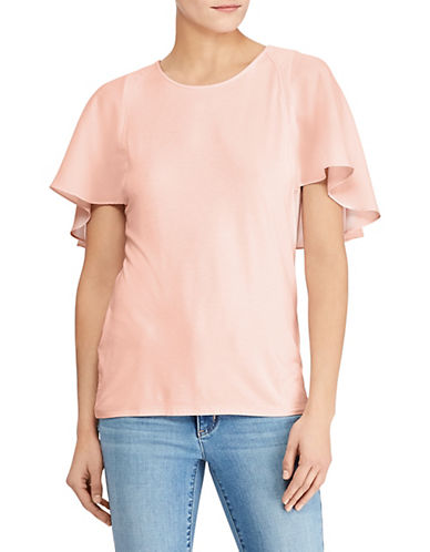 Lauren Ralph Lauren Knit Crepe Blouse